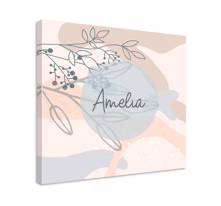 Leinwandbild personalisiert amelia's druck - TenStickers