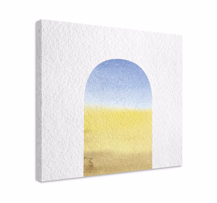 Geometrische Wandbilder Aquarell bogen - TenStickers