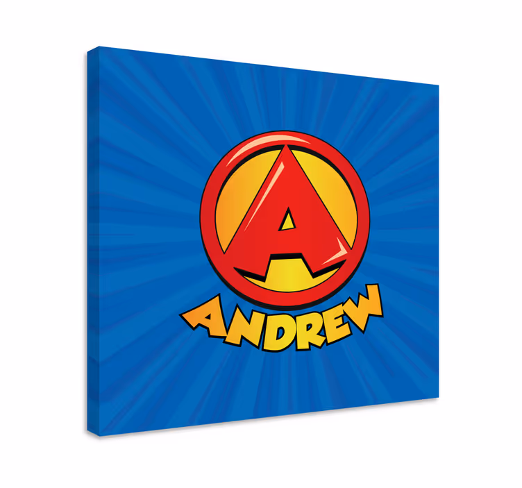 Leinwandbild Kinder Super anfangsbuchstabe - TenStickers
