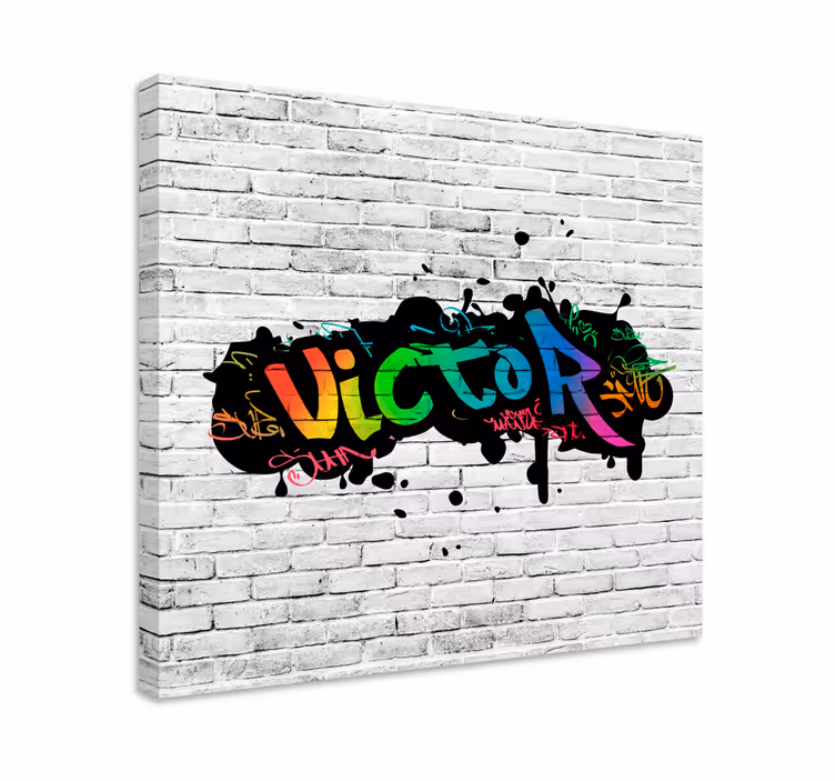 Wandbild Schlafzimmer Grafitti Name  - TenStickers