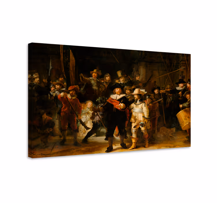 Kunst auf Leinwand rembrandts Nachtwache - TenStickers