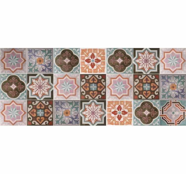Vinylteppich Mosaik sizilianische piaster - TenStickers