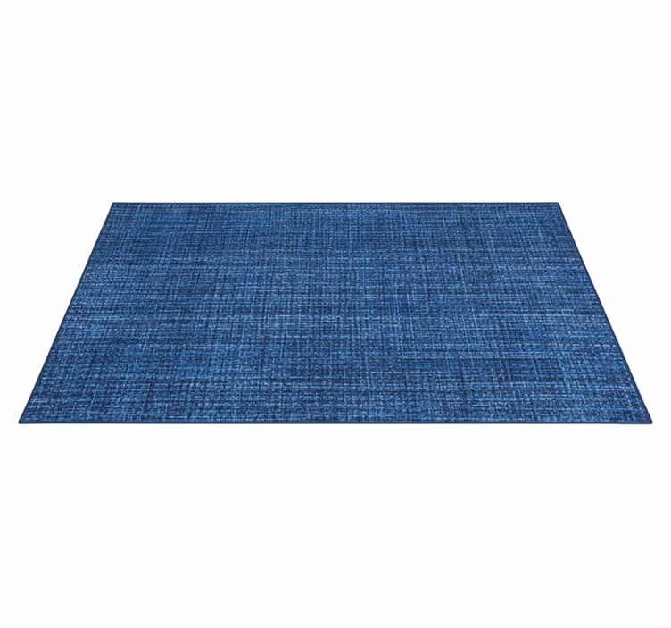 Vinyl teppich imitation struktur blauer stoffeffekt - TenStickers