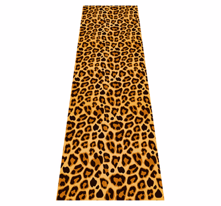 Vinyl teppich tiere leopard schlichtes design - TenStickers