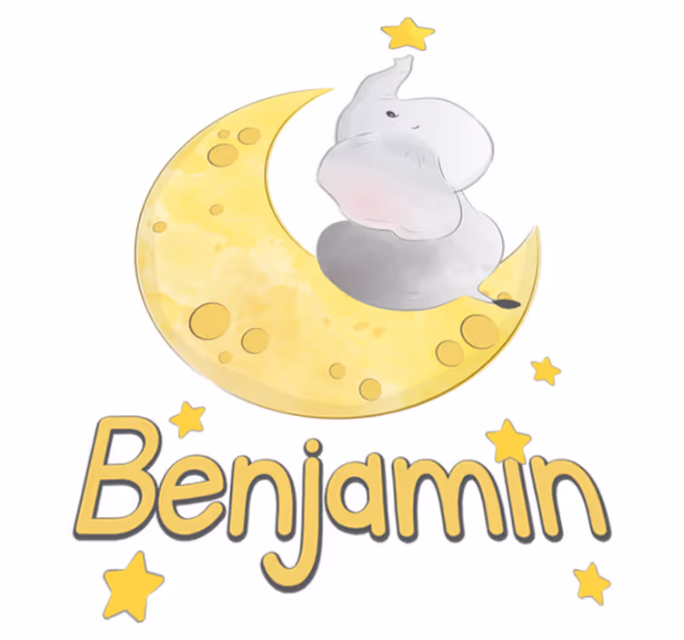 Vinyl teppich tiere mit mond und sternen namen - TenStickers
