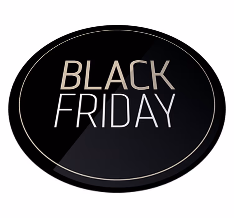 Vinyl teppich black friday elegante aufkleber aktion - TenStickers