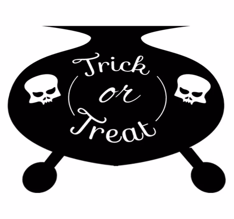 Vinyl teppich halloween zaubertrank für süßes oder saures - TenStickers