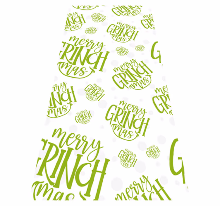 Vinyl teppich weihnachten grinchmas originaldesign - TenStickers