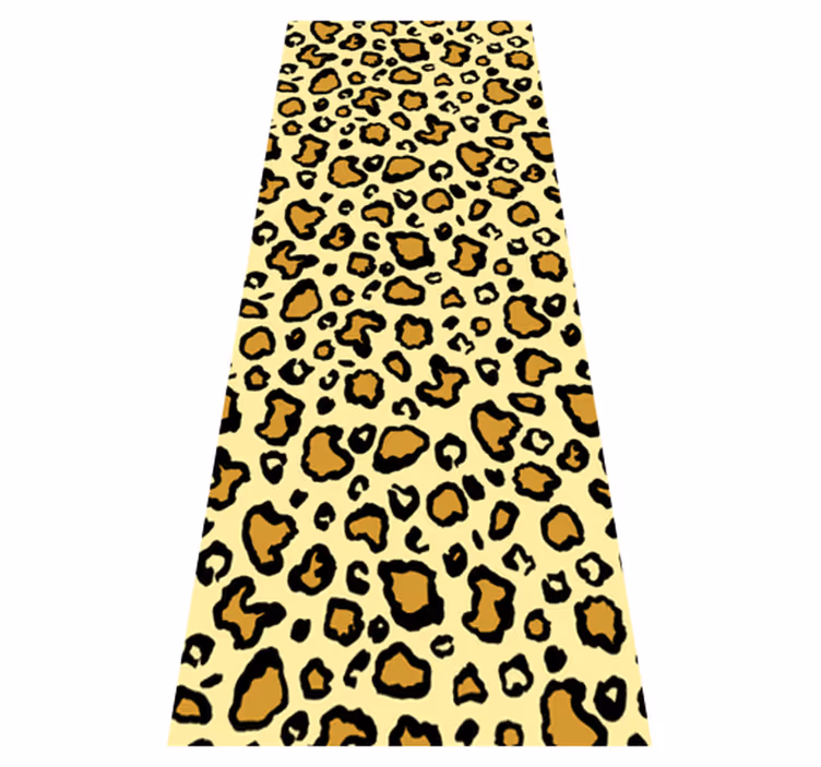 Vinyl teppich tiermuster leopardenmuster klassisch - TenStickers