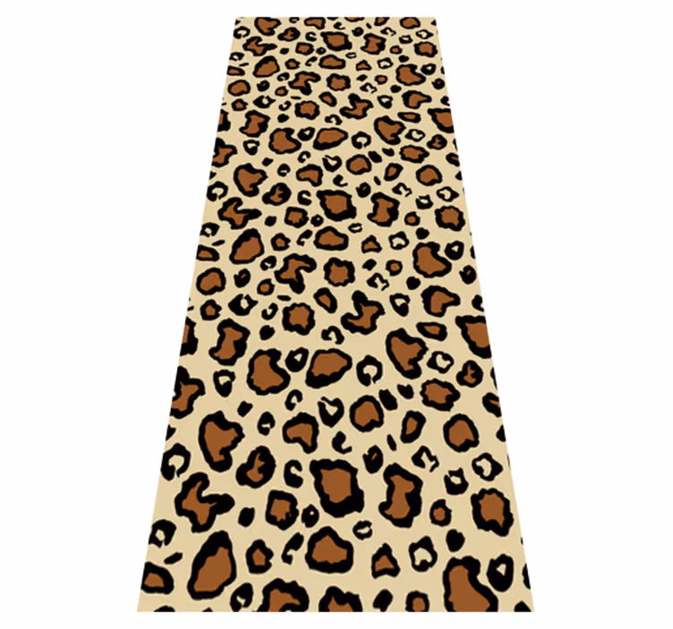 Vinyl teppich tiermuster klassisches leopardenmuster - TenStickers