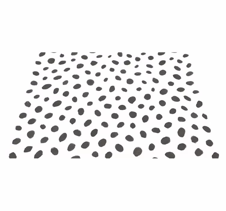 Vinyl teppich tiermuster im klassischen dalmatiner design - TenStickers