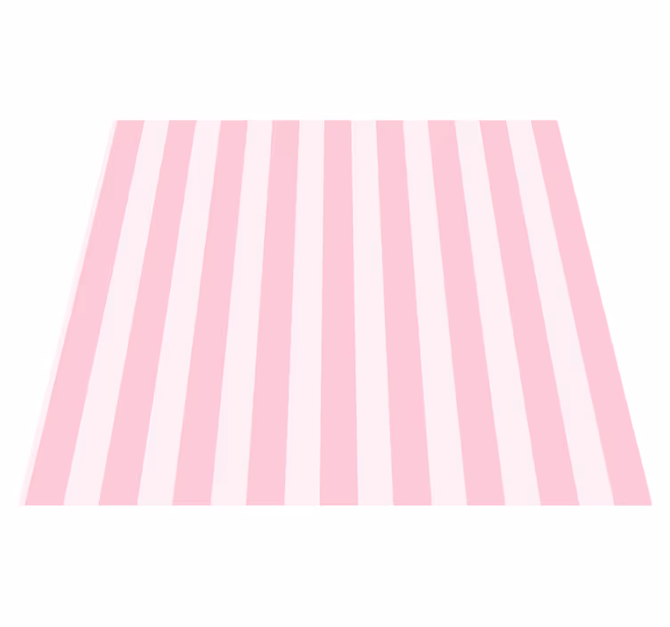 Vinyl teppich schlafzimmer mit pink gestreiftem design - TenStickers