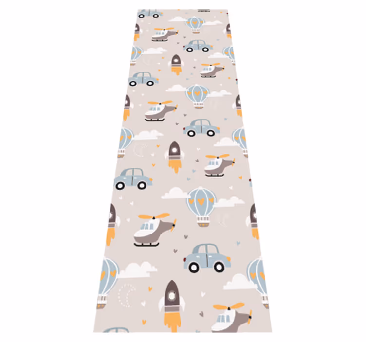 Vinyl teppich schlafzimmer mit niedlichem kinderdesign - TenStickers