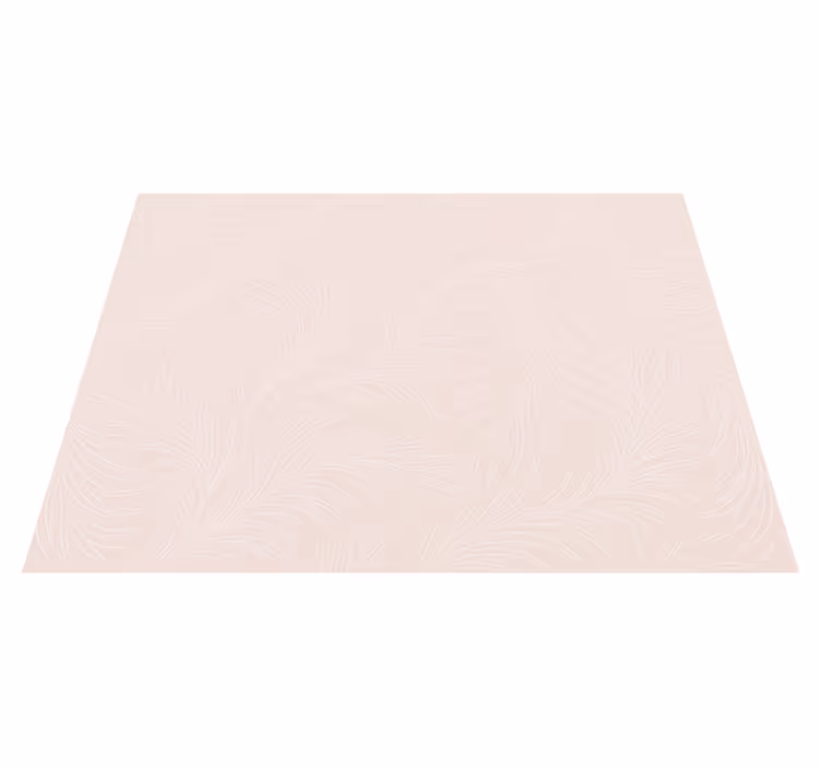 Vinyl teppich schlafzimmer in sanftem rosa botanisch - TenStickers
