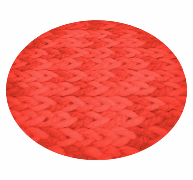 Vinyl teppich geometrisch runde strukturierte muster - TenStickers