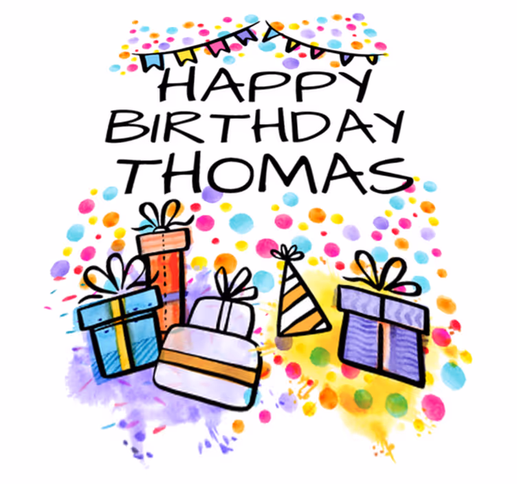 Vinyl teppich kinderzimmer personalisiert zum geburtstag - TenStickers