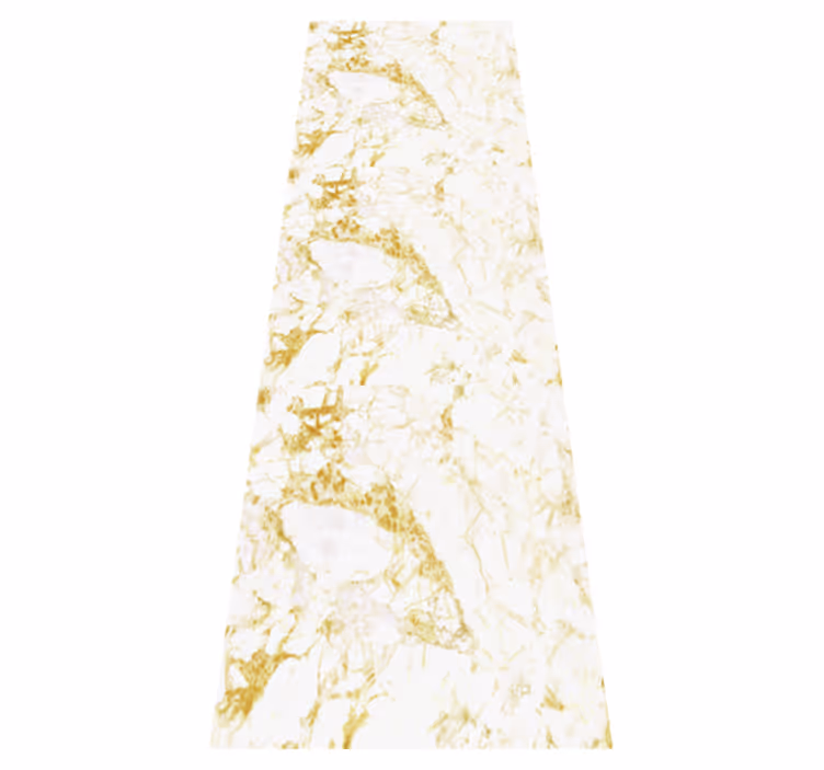 Vinyl teppich bad in beige marmor onyx-optik - TenStickers