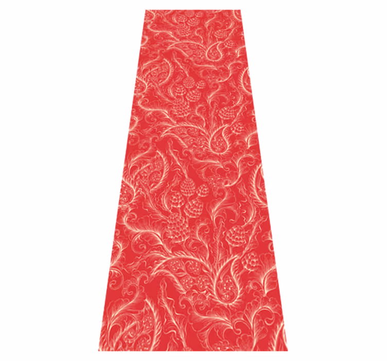 Vinyl teppich küche paisley illustration kühlschrank - TenStickers