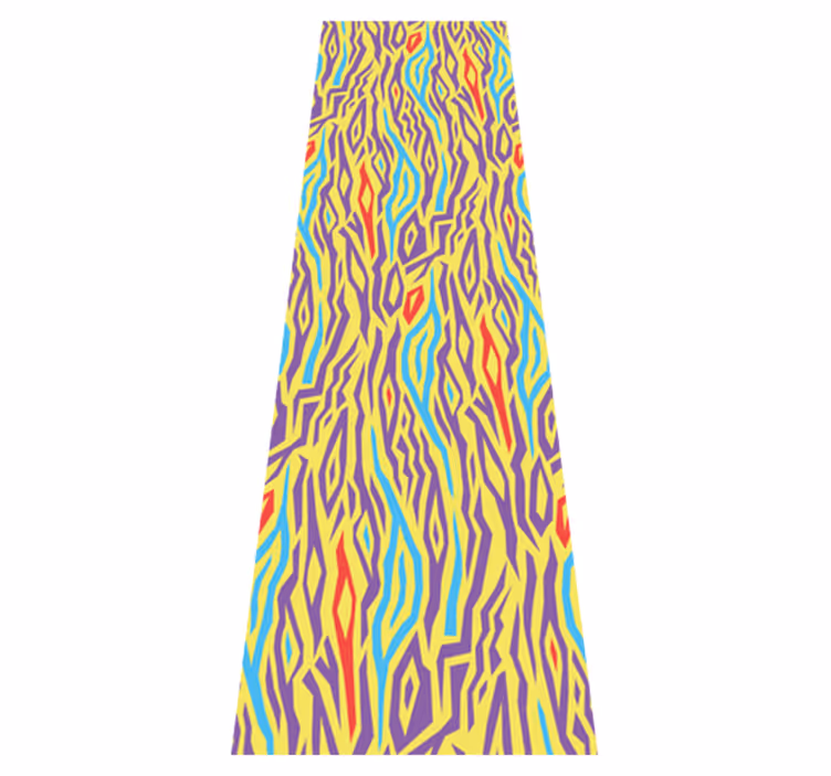 Vinyl teppich küche vintage zebra tiermotiv kühlschrank - TenStickers