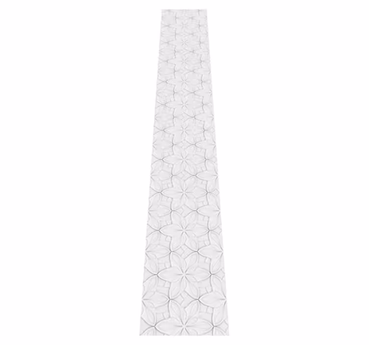 Vinyl teppich küche mit minimalistischen hexagonfliesen - TenStickers
