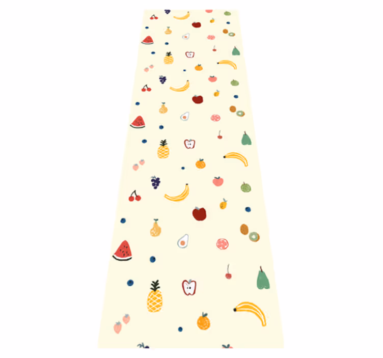 Vinyl teppich schlafzimmer buntes obstmuster - TenStickers