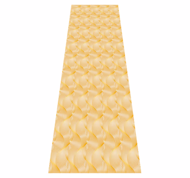Vinyl teppich büro goldfolien wellenillusion - TenStickers
