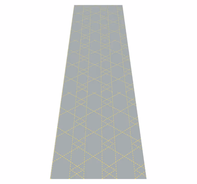 Vinyl teppich schlafzimmer in pantone origami-dreiecken - TenStickers