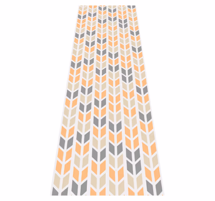 Vinyl teppich nordisch geometrische blumen - TenStickers