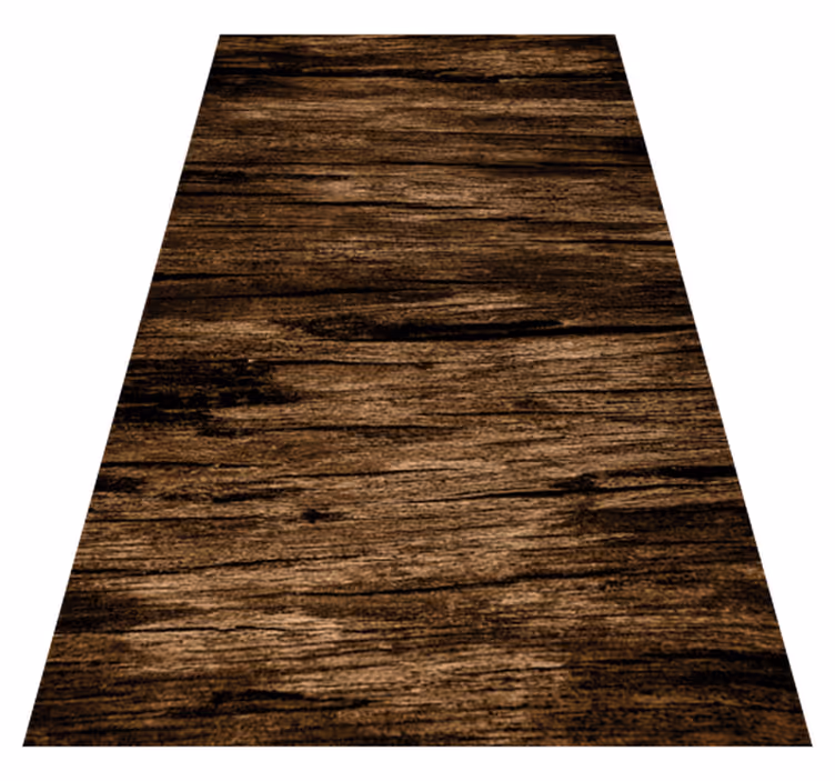 Vinyl teppich textur gestreift dunkelbraun - TenStickers