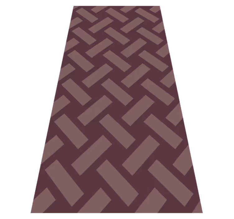 Vinyl teppich textur geometrisches lila quadratmuster - TenStickers