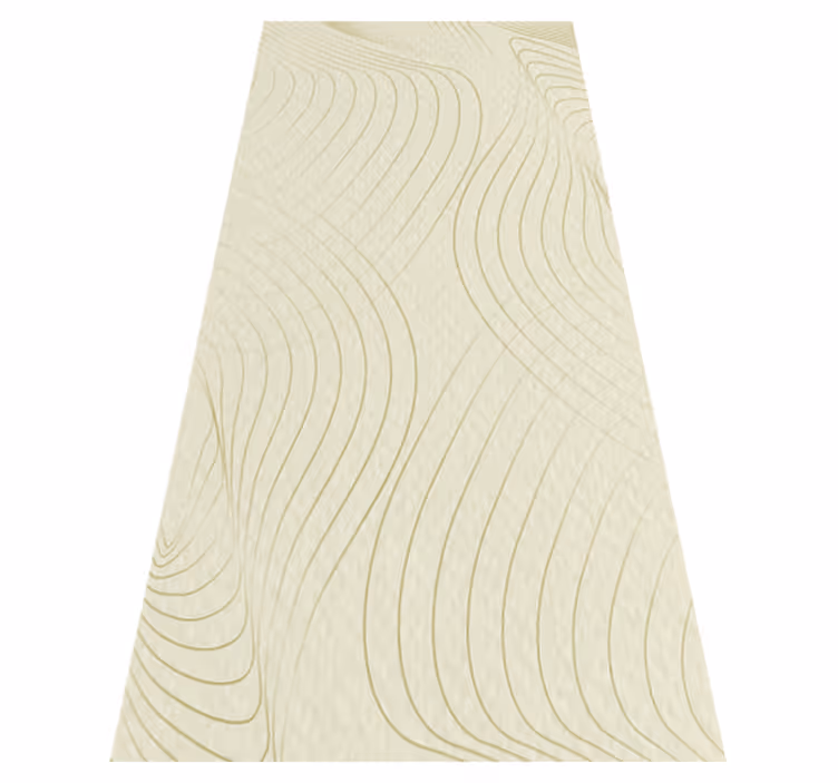 Vinyl teppich textur curvas japandi - TenStickers