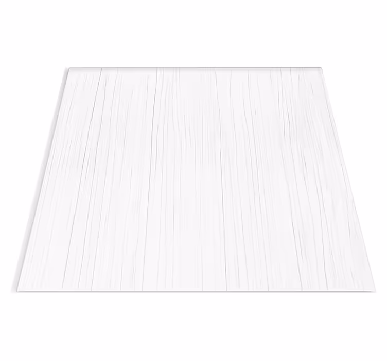 Vinyl teppich textur in reinem weißen holzdesign - TenStickers