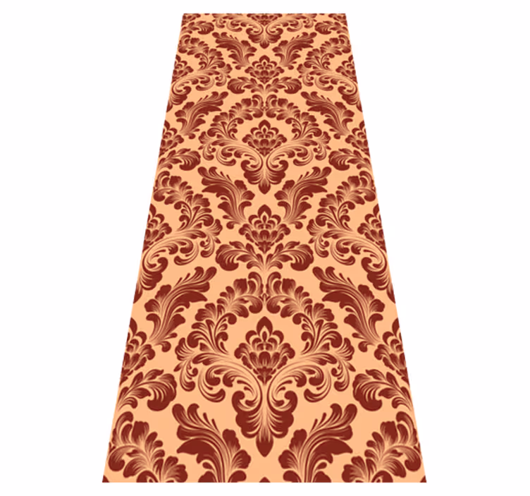Vinyl teppich vintage flock-design - TenStickers