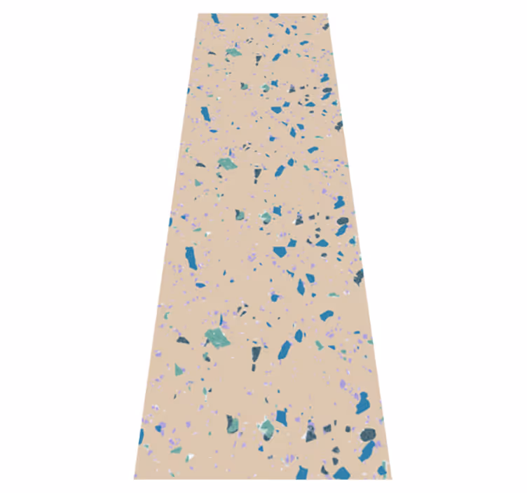 Vinyl teppich textur bunte terrazzo steine - TenStickers