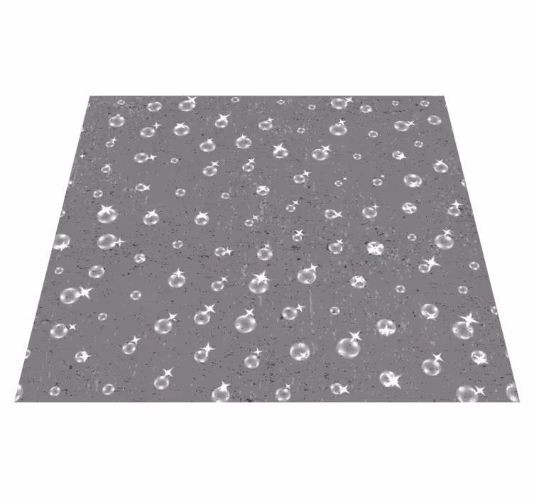 Vinyl teppich grau geometrisches funkelmotiv - TenStickers