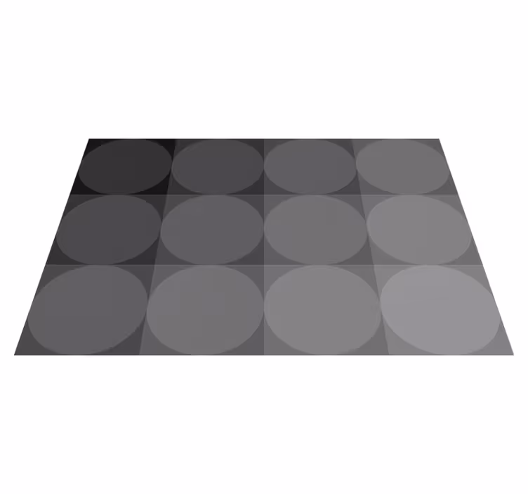 Vinyl teppich grau eleganter hintergrund mit formen - TenStickers
