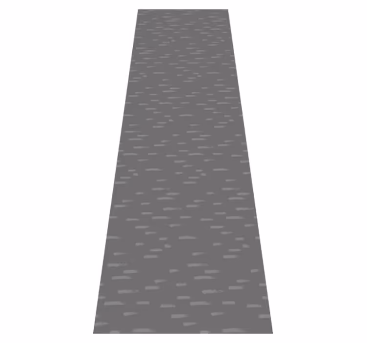 Vinyl teppich flur mit minimalistischen grauen betonstreifen - TenStickers