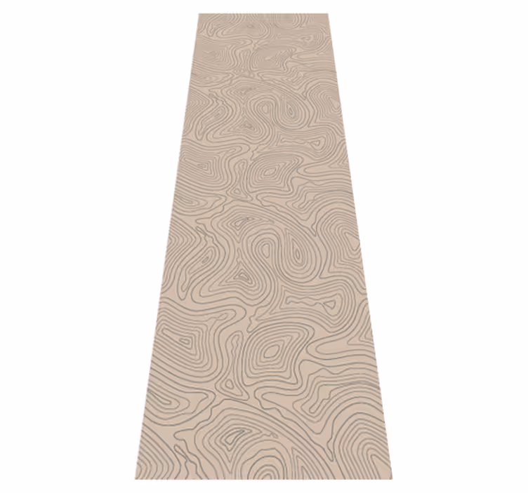 Vinyl teppich beige taupe topografie - TenStickers