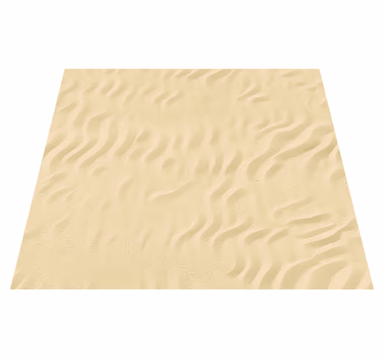 Vinyl teppich beige mit sandfarbener struktur - TenStickers