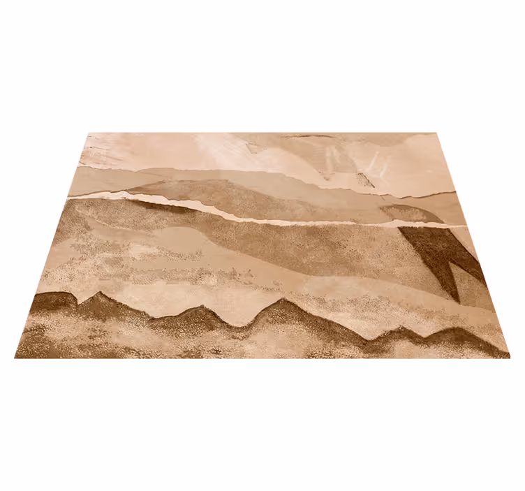 Vinyl teppich beige mit papierstreifen - TenStickers