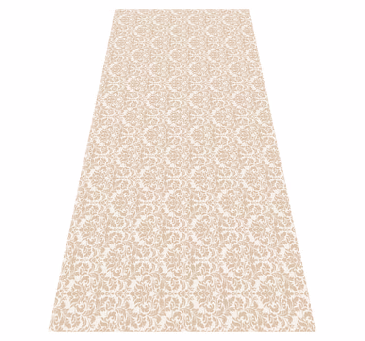 Vinyl teppich beige mit antikem hellbeigen muster - TenStickers