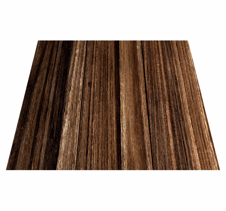 Vinyl teppich braun mit elegantem holzpaneeleffekt - TenStickers