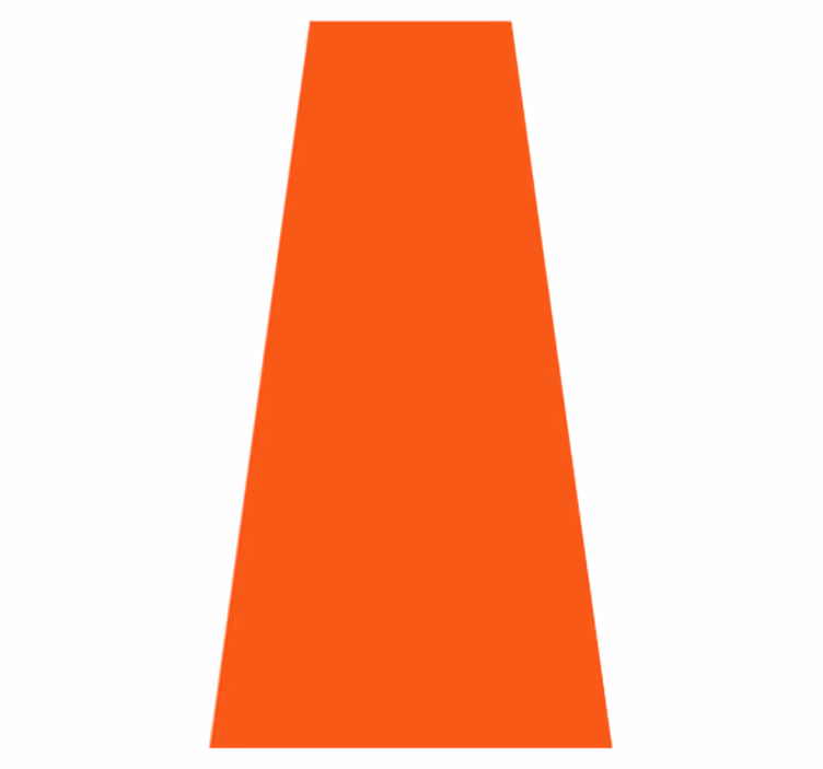 Vinyl teppich orange in orange - TenStickers