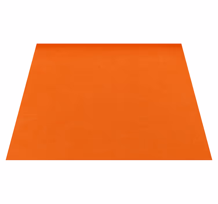 Vinyl teppich orange in warmem farbton - TenStickers