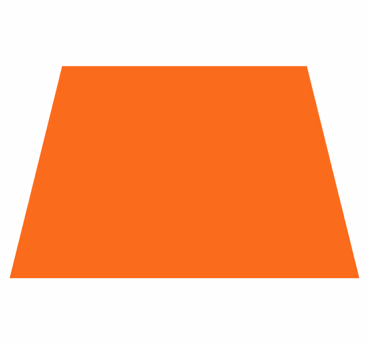 Vinyl teppich orange citrusorange - TenStickers
