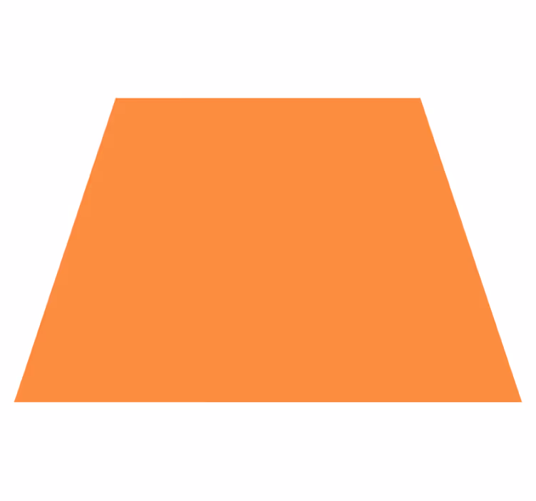 Vinyl teppich orange in einfarbigem orange - TenStickers