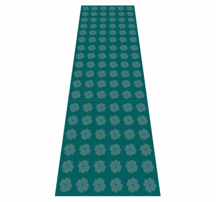 Vinyl teppich grün mit muster für st. patrick's day - TenStickers
