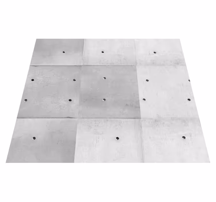Vinyl teppich terrasse minimalistische betonelemente - TenStickers