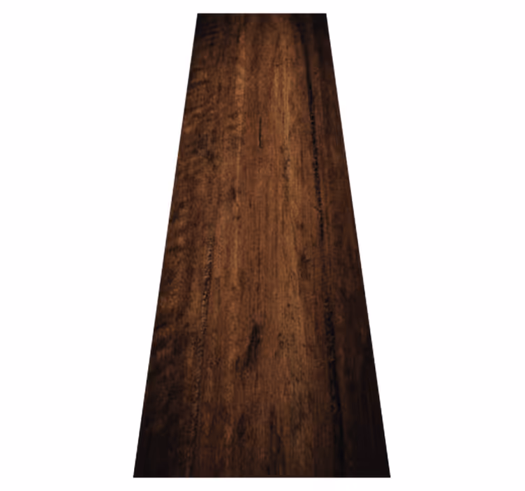 Vinyl teppich terrasse rohes dunkelbraunes patina-holz - TenStickers