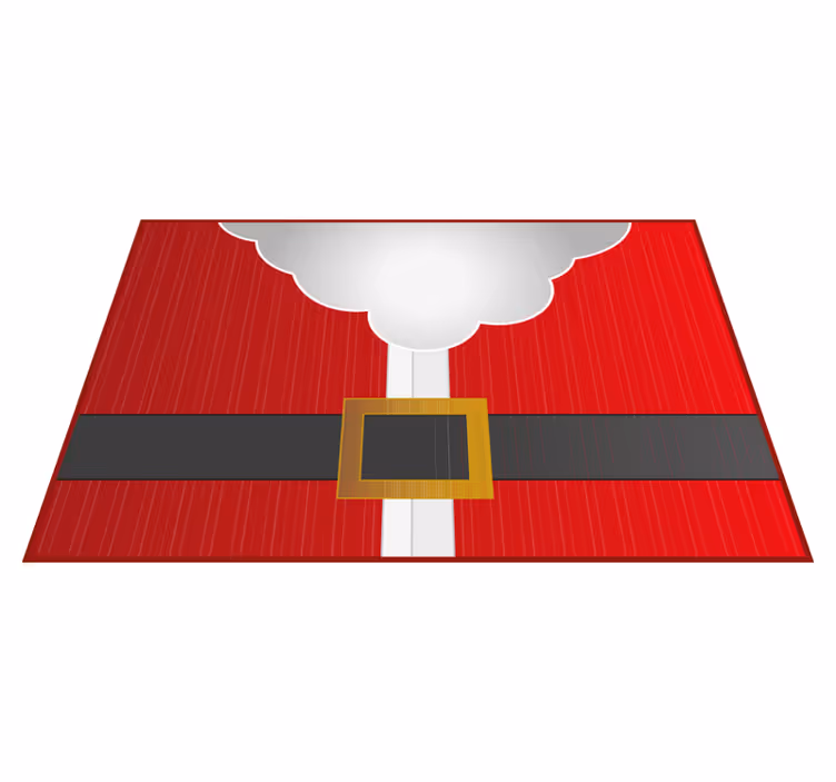 Vinyl teppich rot für weihnachtsmann kostüme - TenStickers